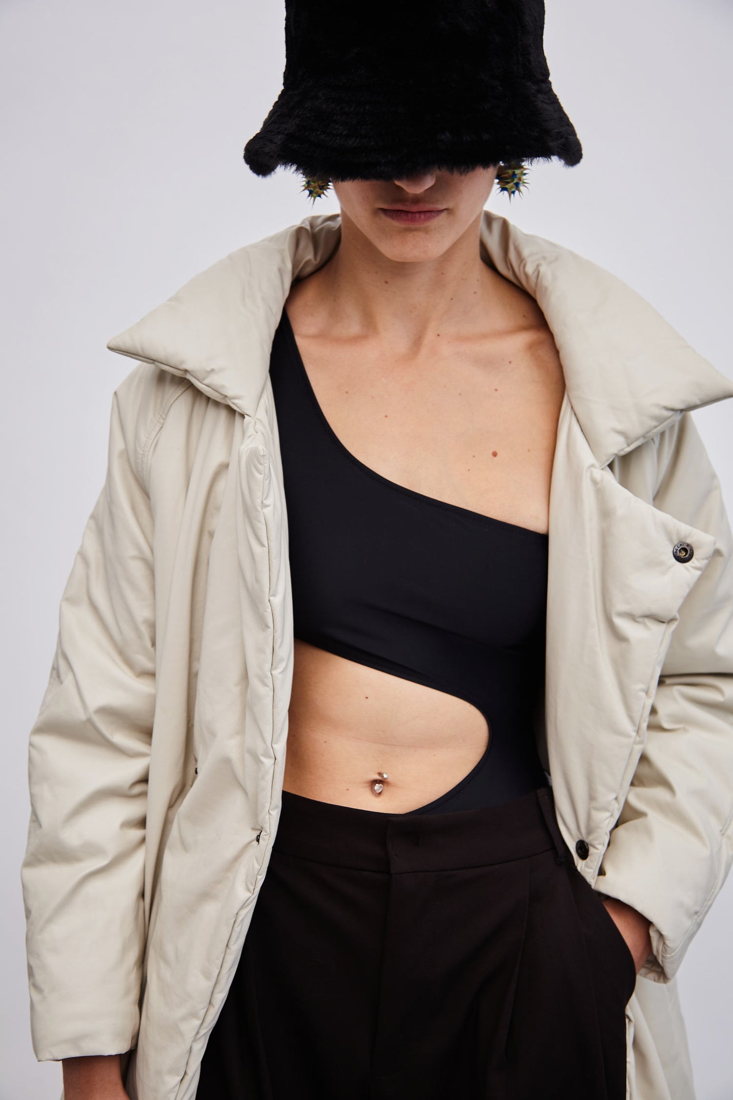 CAROLINA BLACK đ€ Body AsymĂ©trique ĂlĂ©gant by FANTABODY