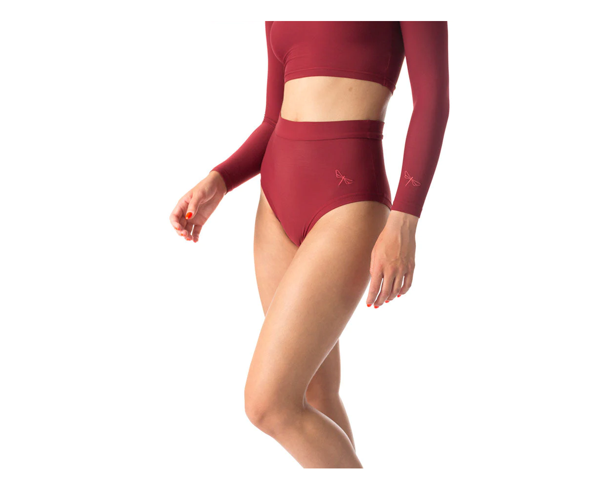 Short Lola bordeaux - Dragonfly