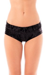 Short Hot Pants Velours Gold - Dragonfly