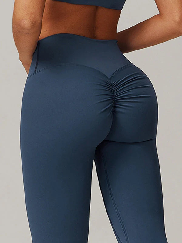 Legging taille haute effet scrunch - La Plume Air Club
