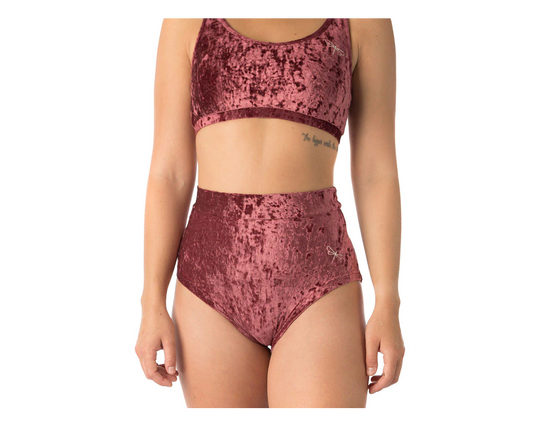 Short Lola Velours Amaranth - Dragonfly